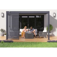 Pergola PANEL LAMELY zastínění fixní horizontální 1,3 m pro bioklimatickou Rojaplast (foto 6)
