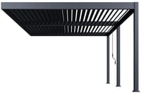Bioklimatická pergola ke stěně INTRO DUO 6x4 m Rojaplast (foto 5)