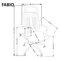 Kancelářská židle FABIO Halmar (foto 3)