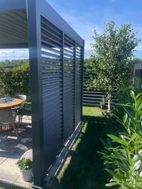 Pergola PANEL LAMELY zastínění fixní horizontální 1,3 m pro bioklimatickou Rojaplast (foto 8)