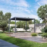 Pergola ECO Bioklimatická 4x3 m ocel volně stojící Rojaplast (foto 10)