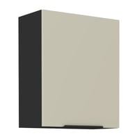 Horní skříňka, kašmír/černá, ARAKA 60 G-72 1F Kondela
