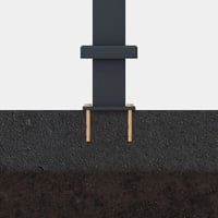 Hliníkový sloupek k plotu 7,5x7,5x Rojaplast
