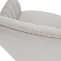 Designové křeslo, béžovošedá Velvet látka, AURIL Kondela (foto 6)