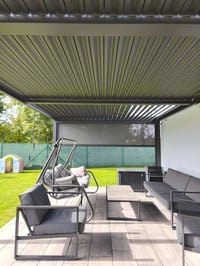 Pergola zástěna 4 m pro bioklimatickou Rojaplast (foto 4)