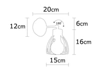 Nástěnná lampa KEMAH N-1238 ASIRGROUP (foto 5)