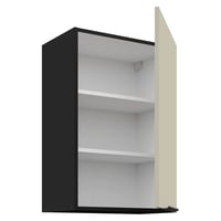 Horní skříňka, kašmír/černá, ARAKA 50 G-72 1F Kondela (foto 2)