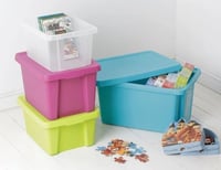 Úložný box ESSENTIALS transparentní Rojaplast (foto 3)