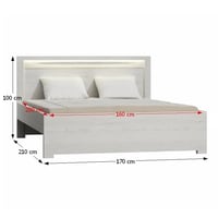 Postel 160x200 INFINITY Kondela (foto 4)
