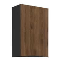 Horní skříňka, ořech okapi/černá, MENZO 60 G-90 1F Kondela