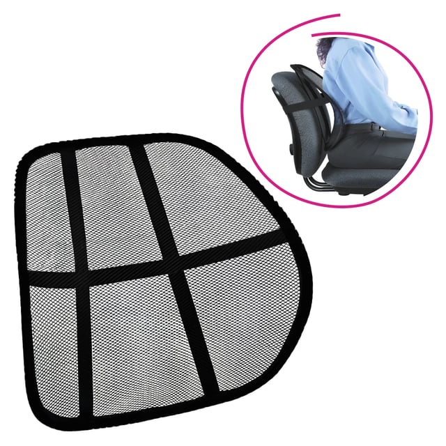 Ergonomická opěrka zad, černá, BEKIO Kondela
