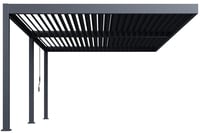 Bioklimatická pergola ke stěně INTRO DUO 6x4 m Rojaplast (foto 2)
