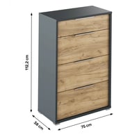 Komoda se šuplíky RIOMA TYP 22 Kondela (foto 5)