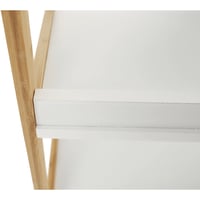 4-policový regál, bílá / přírodní, KOEN TYP 2 Kondela (foto 12)