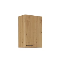 Horní skříňka, černý mat / dub artisan, Monro 45 G-72 1F Kondela