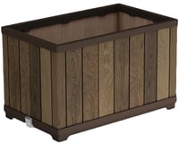 DECO RECTANGLE WALNUT Květináč Rojaplast (foto 2)