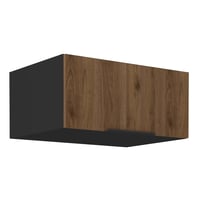Horní skříňka, ořech okapi/černá, MENZO 80 NAGU-36 1F Kondela