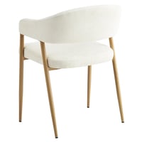 Designové jídelní křeslo, krémová/buk, NIZAR TYP 1 Kondela (foto 6)