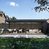 Pergola PANEL WOOD LAMELY zastínění sklápěcí horizontální 1,3 m pro bioklimatickou Rojaplast (foto 13)