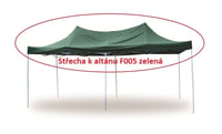 Zahradní altán F005 Střecha k Rojaplast