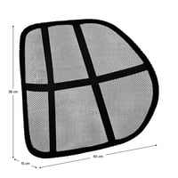 Ergonomická opěrka zad, černá, BEKIO Kondela (foto 5)