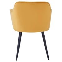 Designové křeslo, žlutá Velvet látka, FEDRIS NEW Kondela (foto 4)