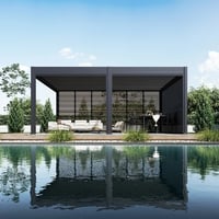 Bioklimatická pergola INTRO DUO 6x4 m Rojaplast (foto 10)