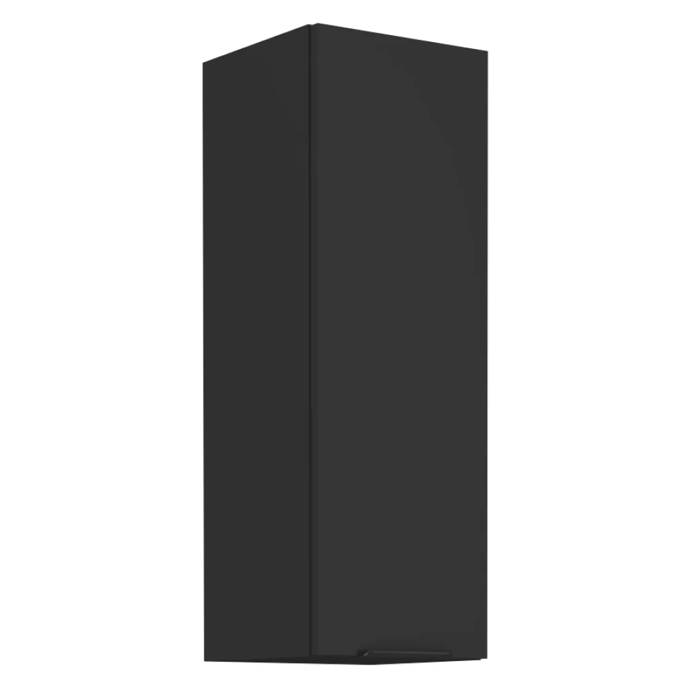 Horní skříňka, černá, SIBER 30 G-90 1F Kondela