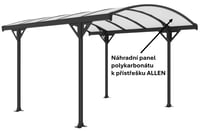 ALLEN Panel polykarbonátu k přístřešku transparentní Rojaplast
