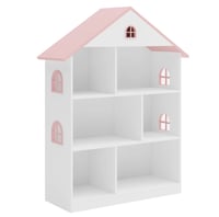 Dětská knihovna, bílá/růžová, MAISON TYP 1 Kondela (foto 3)