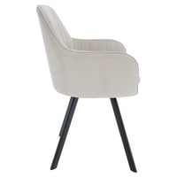 Designové křeslo, béžovošedá Velvet látka, AURIL Kondela (foto 2)