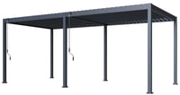 Pergola ECO Bioklimatická 6x3 m ocel volně stojící Rojaplast (foto 5)