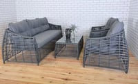 Zahradní souprava OHIO ratanová Rojaplast (foto 4)