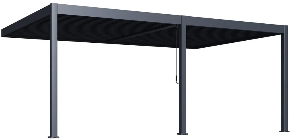 Bioklimatická pergola ke stěně INTRO DUO 6x4 m Rojaplast