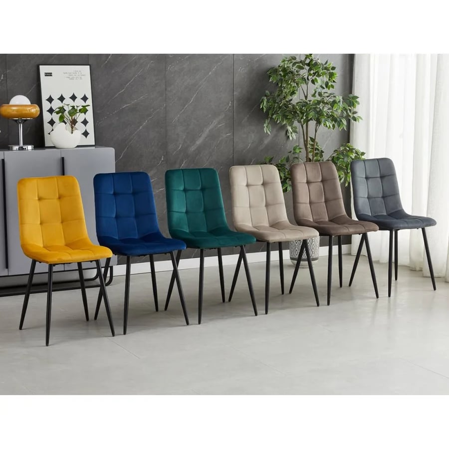 Jídelní židle CT-281 samet – Ct-281 Yel4 Autronic