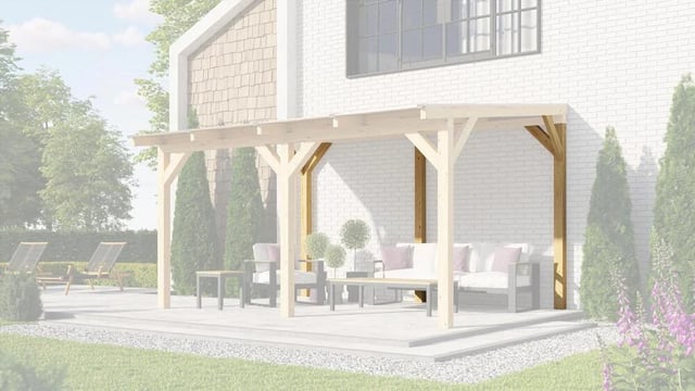 Pergola WEKA Přídavné nohy pro 672 vel. 3-4 Rojaplast