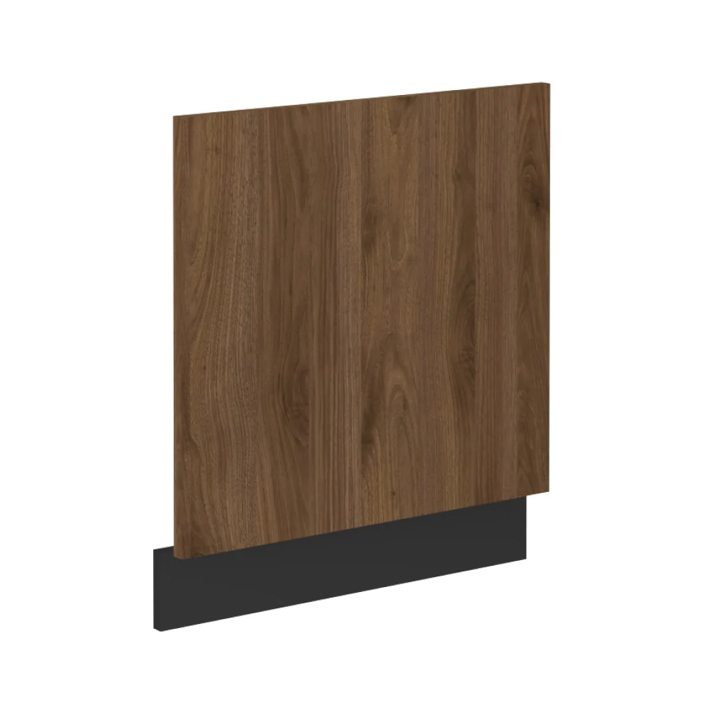 Dvířka na myčku nádobí, ořech okapi/černá, MENZO ZM 570x596 Kondela