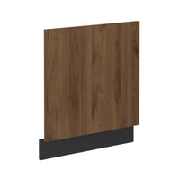 Dvířka na myčku nádobí, ořech okapi/černá, MENZO ZM 570x596 Kondela