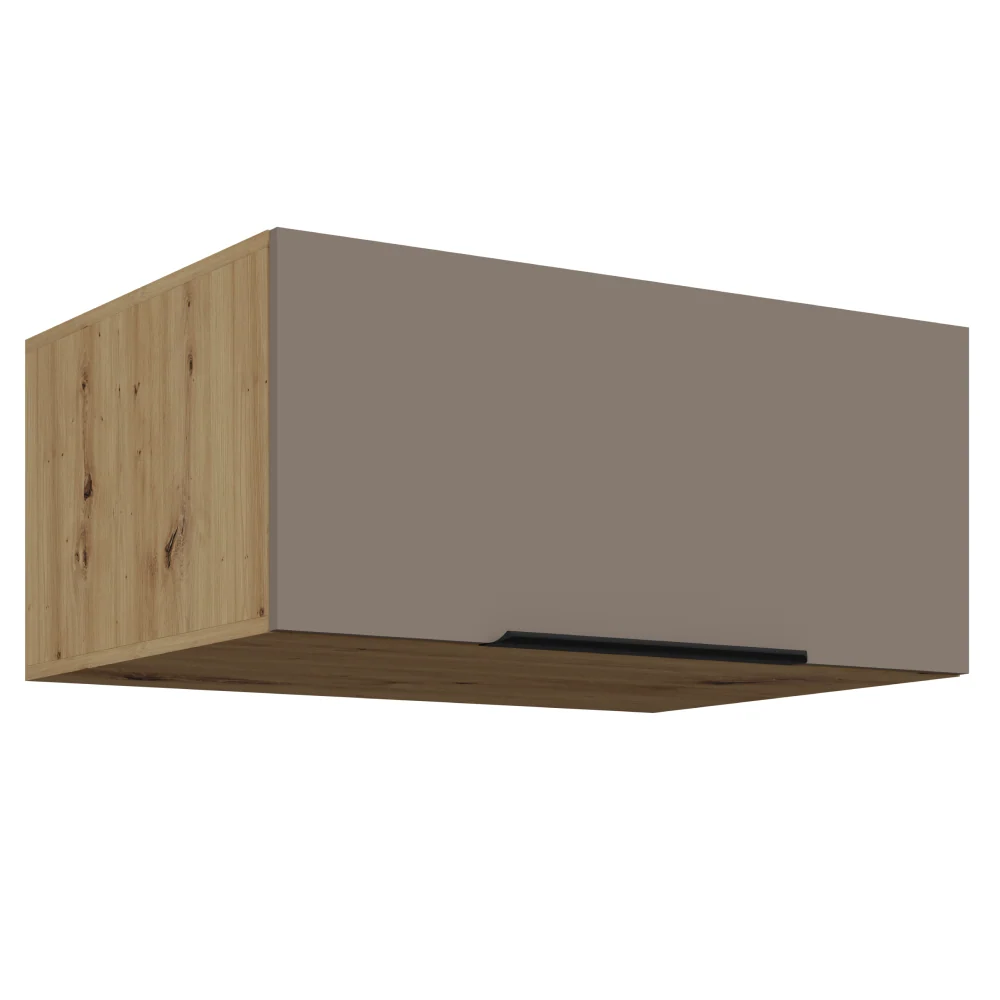 Horní skříňka, sandgrau/dub artisan, FRISBO 80 NAGU-36 1F Kondela
