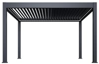 Pergola PRESTIGE Luxusní elektrická bioklimatická 4x4 m hliník volně stojící Rojaplast (foto 5)