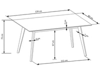 Jídelní židle CORDOBA Halmar (foto 3)