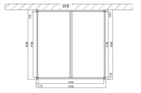 Bioklimatická pergola ke stěně INTRO DUO 4x4 m Rojaplast (foto 22)