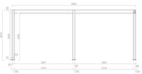 Pergola ECO Bioklimatická 6x3 m ocel volně stojící Rojaplast (foto 14)