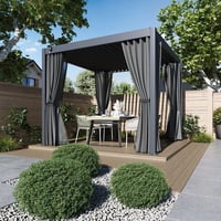 Pergola ECO Bioklimatická 3x3 m ocel volně stojící Rojaplast (foto 10)