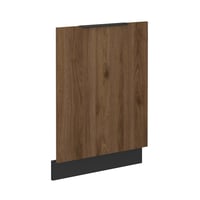 Dvířka na myčku nádobí, ořech okapi/černá, MENZO ZM 713x596 Kondela