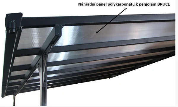 Pergola BRUCE Panel polykarbonátu k ám Rojaplast