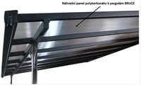 Pergola BRUCE Panel polykarbonátu k ám Rojaplast