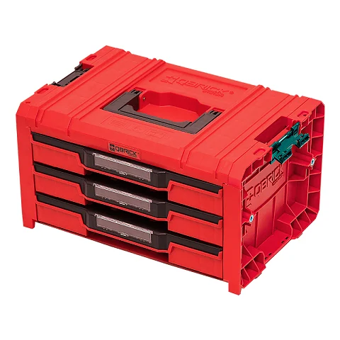 Organizér QBRICK SYSTEM PRO RED HD Expert Zásuvkový 3 Rojaplast