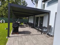 Bioklimatická pergola INTRO DUO 8x4 m Rojaplast (foto 12)
