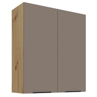 Horní skříňka, sandgrau/dub artisan, FRISBO 80 G-90 2F Kondela